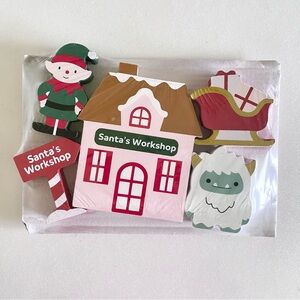 ❌SOLD❌NEW Wooden Play Set -Santa’s Workshop Target Bullseye’s Playground Holiday